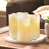 Flameless LED Pillar Candles 4-Pack, Vanilla Scented