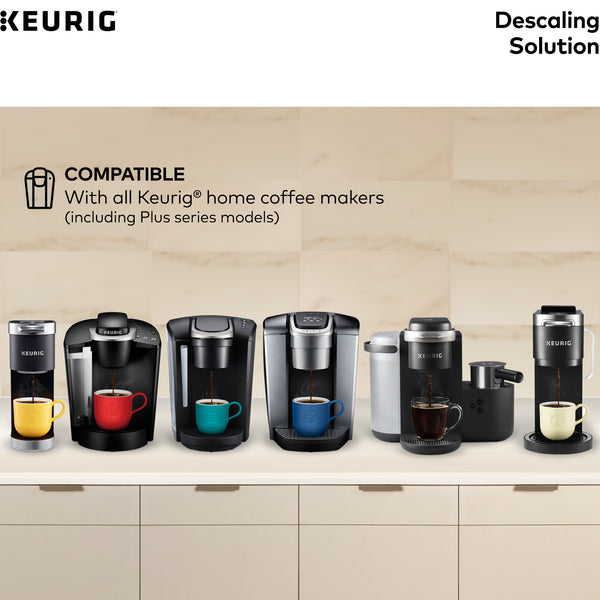 Descaling Solution For All Keurig 2.0 and 1.0 K-Cup Pod Coffee Makers